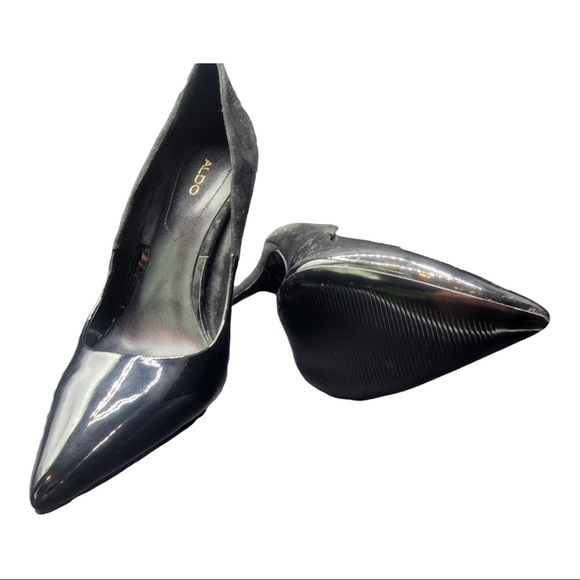 Aldo suede and patent leather heels - Picture 3 of 3